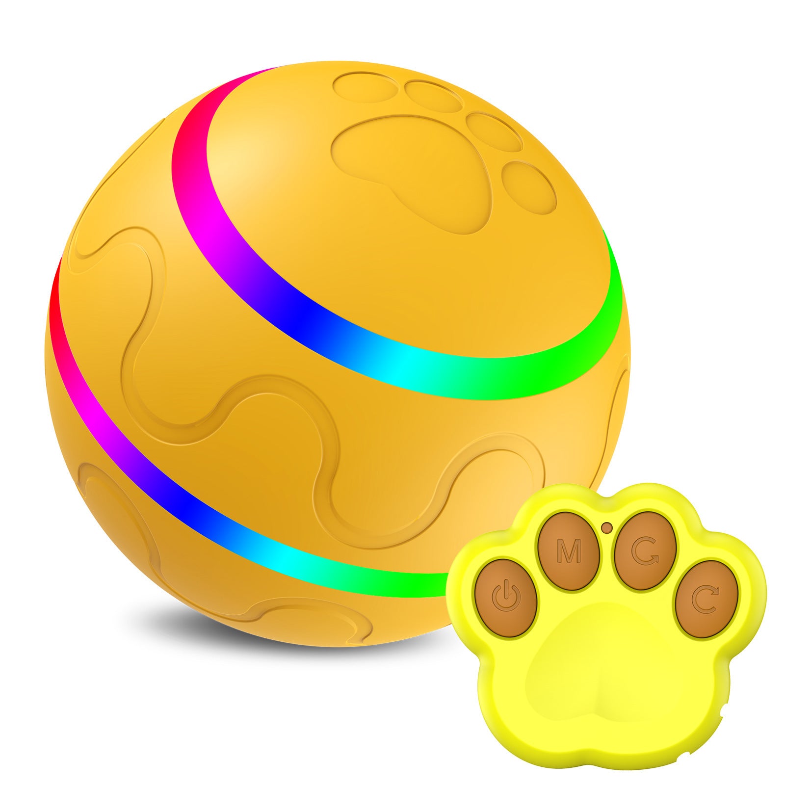 Pet New Cat Wicked Ball Toy Intelligent Ball USB Cat Toys Self Rotating Ball Automatic Rotation Ball - Pawsentialshub