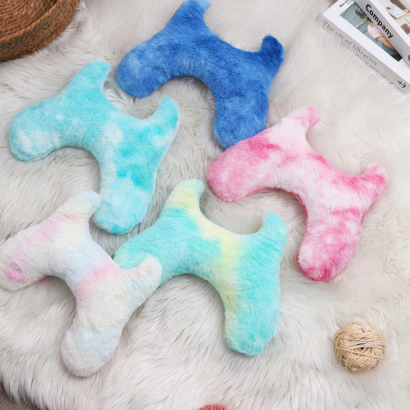 Pet Pillow Super Soft Tie-dyed Plush Cat Supplies Pet Products - Pawsentialshub