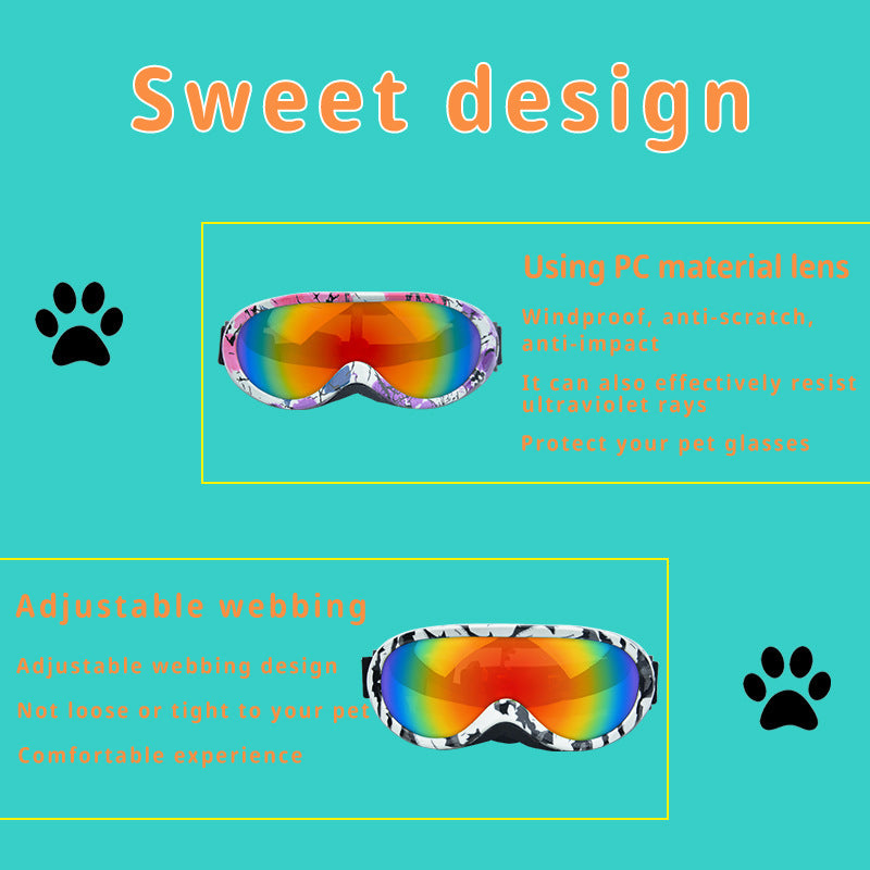 Cat Windproof Glasses Outdoor Pet Cool Sunglasses - Pawsentialshub