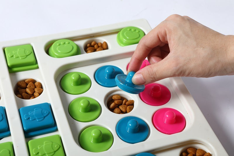 S-shaped Square Pet Puzzle Toy Dog Snacks Pawsentialshub