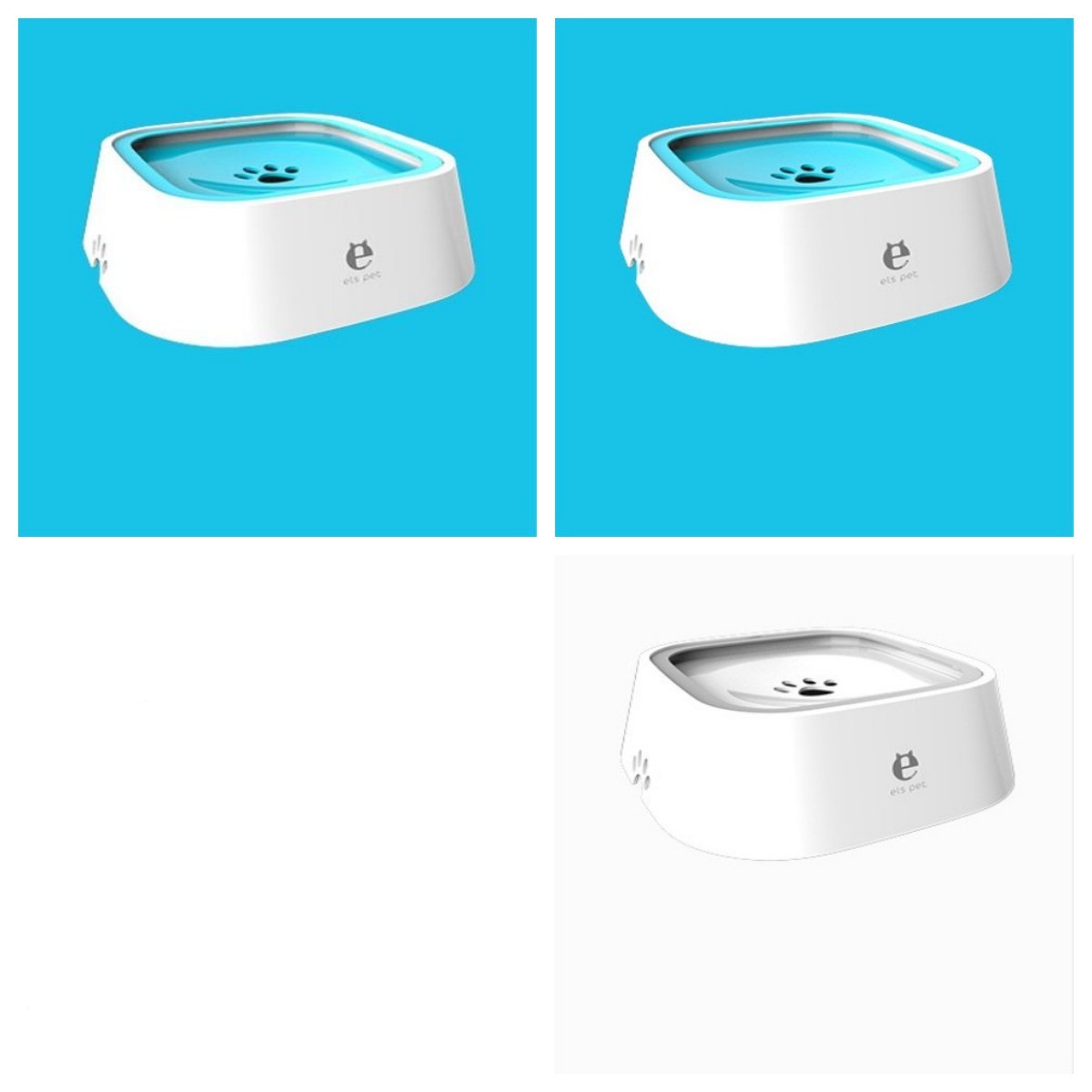 1.5L Cat Dog Water Bowl Carried Floating Bowl Anti-Overflow Slow Water Feeder Dispenser Pet Fountain ABS&PP Dog Supplies - Pawsentialshub
