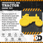 ID Tractor Ultra-Durable Nylon Chew Toy for Aggressive Dogs-3