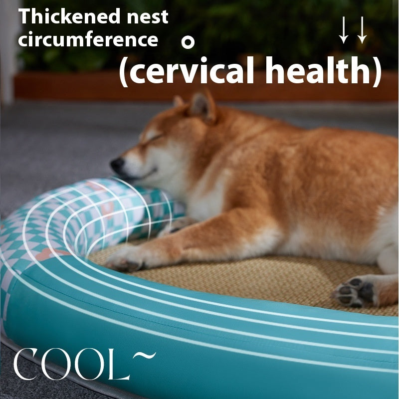 Pet Mat Cooling Pet Pad Oval Runway Nest - Pawsentialshub
