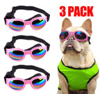Pet Sunglasses Dog Cat Windproof Glasses Accessories Goggles Small Medium Dog Sun Visor Eye Wear Glasses UV Dust Fog Protection With Adjustable Strap Pawsentialshub