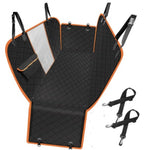 Dog Car Seat Cover View Mesh Pet Carrier Hammock Safety Protector Car Rear Back Seat Mat With Zipper And Pocket For Travel pawsianhub