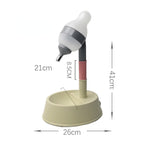 The New Dog Waterer Can Adjust The Height Of Pets And The Water And Feed All-in-one Cat Drinking Bowl Dog Supplies My Store