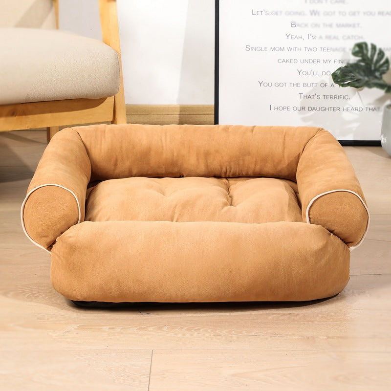 Dog Sofa Bed Sleeping Bag Kennel Cat Puppy Sofa Bed Pet House Winter Warm Beds Cushion - Pawsentialshub