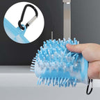 2 In 1 Dog Paw Cleaner Cup Soft Pet Dog Foot Cleaning Washer Brush Cup Portable Pet Foot Washer Paw Clean Brush Foot Cleaning Bucket Pet Products - Pawsentialshub