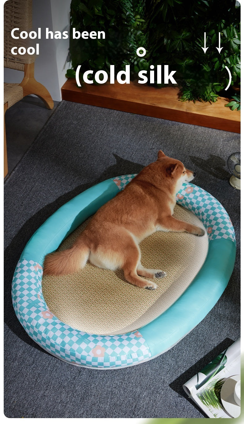 Pet Mat Cooling Pet Pad Oval Runway Nest - Pawsentialshub