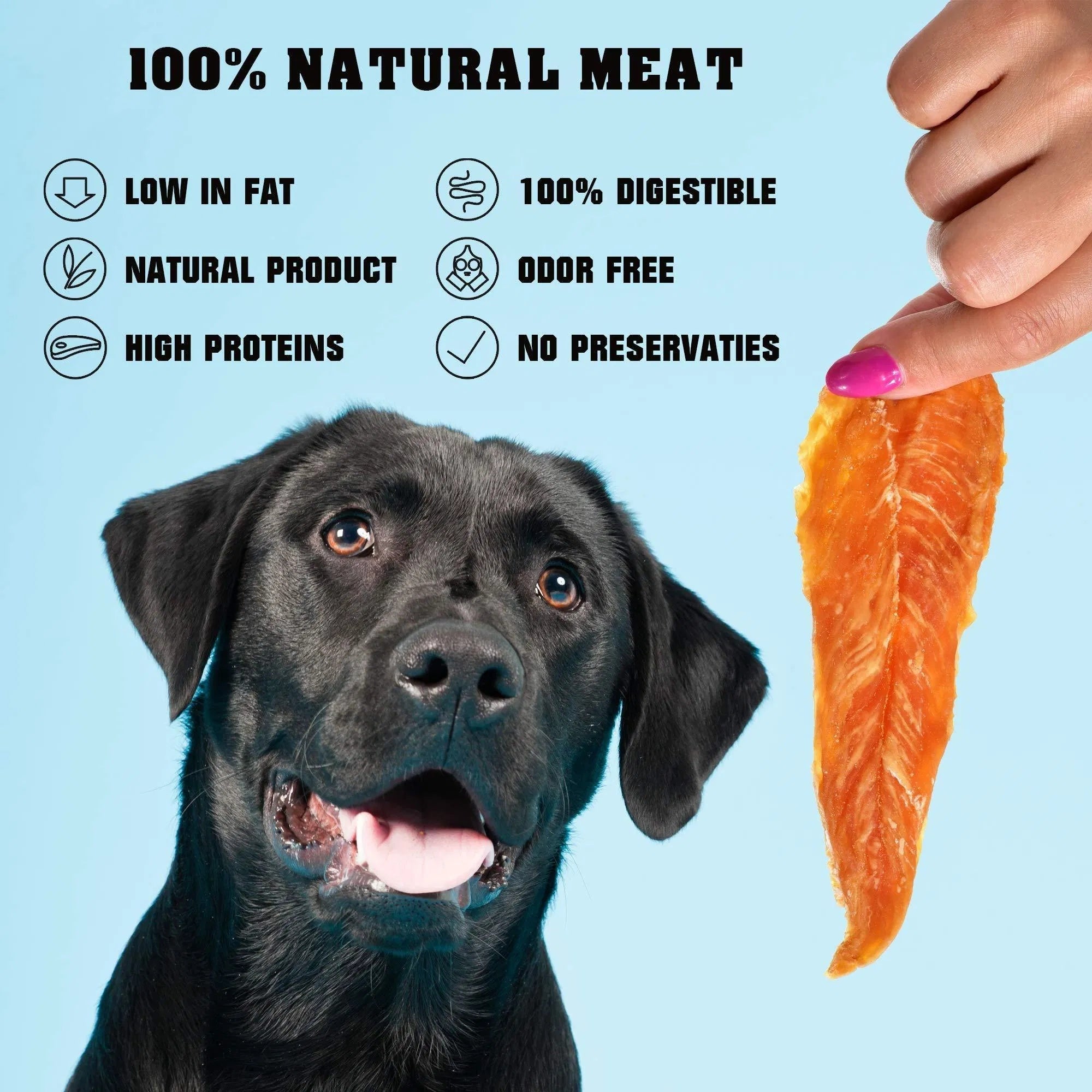 Chicken Jerky Dog Treats 1.5 Lb Human Grade Pet Snacks Grain Free Organic Meat All Natural High Protein Dried Strips Best Chews For Training Small & Large Dogs Pawsentialshub