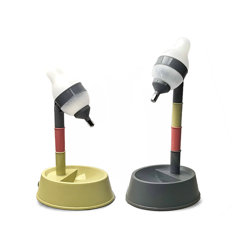 The New Dog Waterer Can Adjust The Height Of Pets And The Water And Feed All-in-one Cat Drinking Bowl Dog Supplies My Store