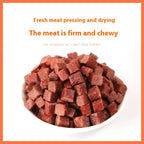 Dog Snacks Dried Beef Cubes Wholesale Pet Snacks Chicken Grain Dog Training Reward Teddy Meat Cube Manufacturer Pawsentialshub
