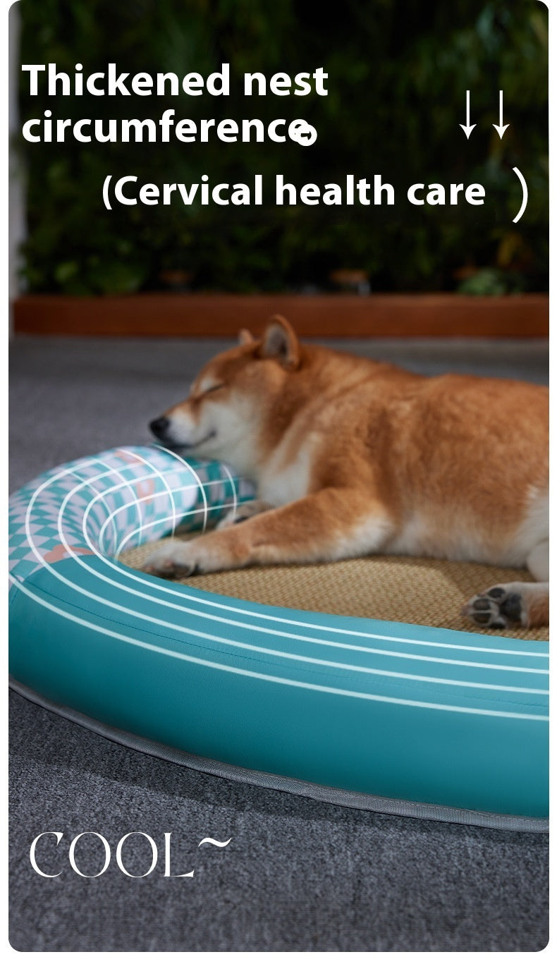 Pet Mat Cooling Pet Pad Oval Runway Nest - Pawsentialshub