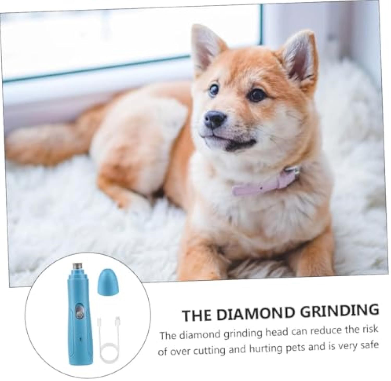 Pet Nail Grinder Electric Nail Polisher For Pet Dog Claw Trimmer Pet Nail Cutter Pet Trimmer Pet Clippers Pet Electric Grooming Toll Pet Nail Trimmer Pet Supplies - Pawsentialshub