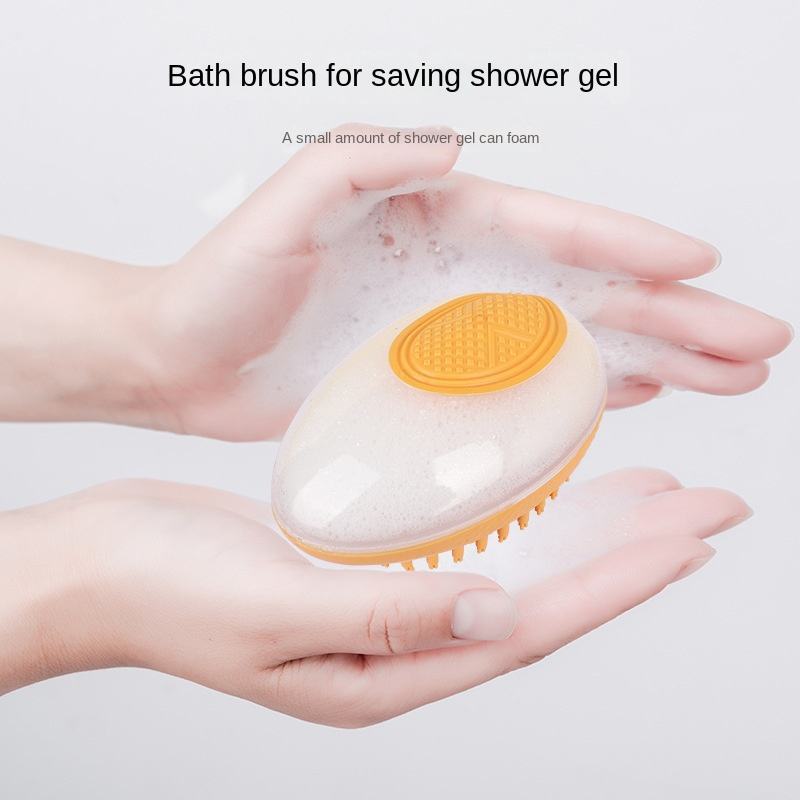 Dog Cat Bath Brush 2-in-1 Pet SPA Massage Comb Soft Silicone Pets Shower Hair Grooming Cmob Dog Cleaning Tool Pet Products null