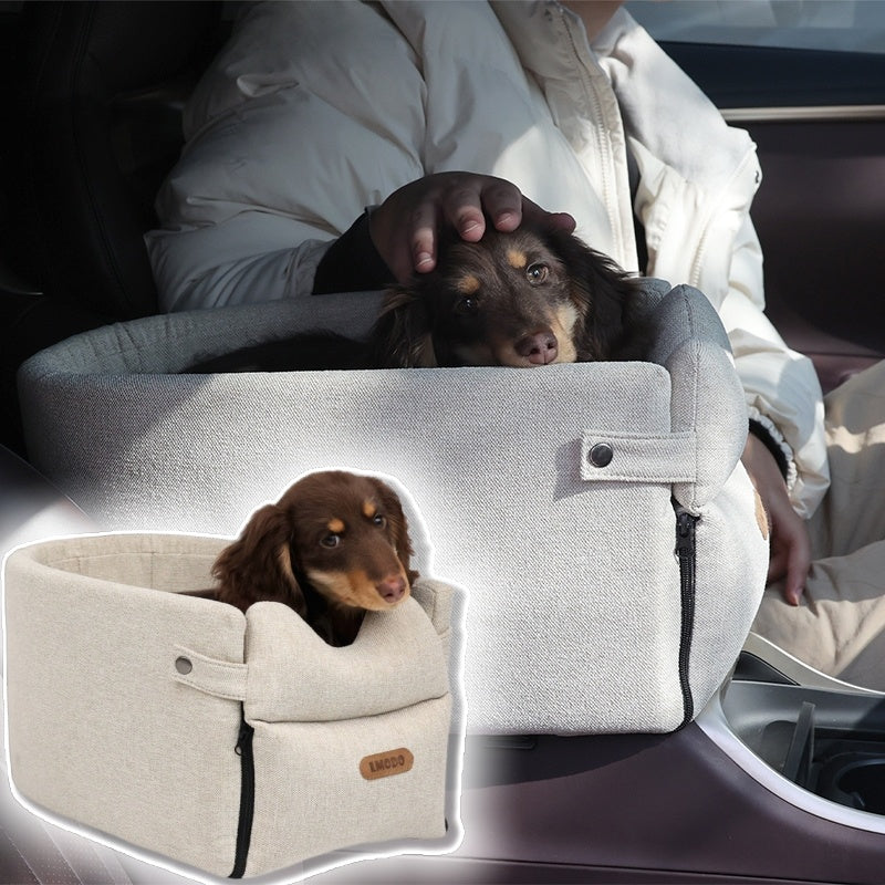 Car Central Dog Car Seat Bed Portable Dog Carrier For Small Dogs And Cats Safety Travel Bag Accessories Pet Products - Pawsentialshub