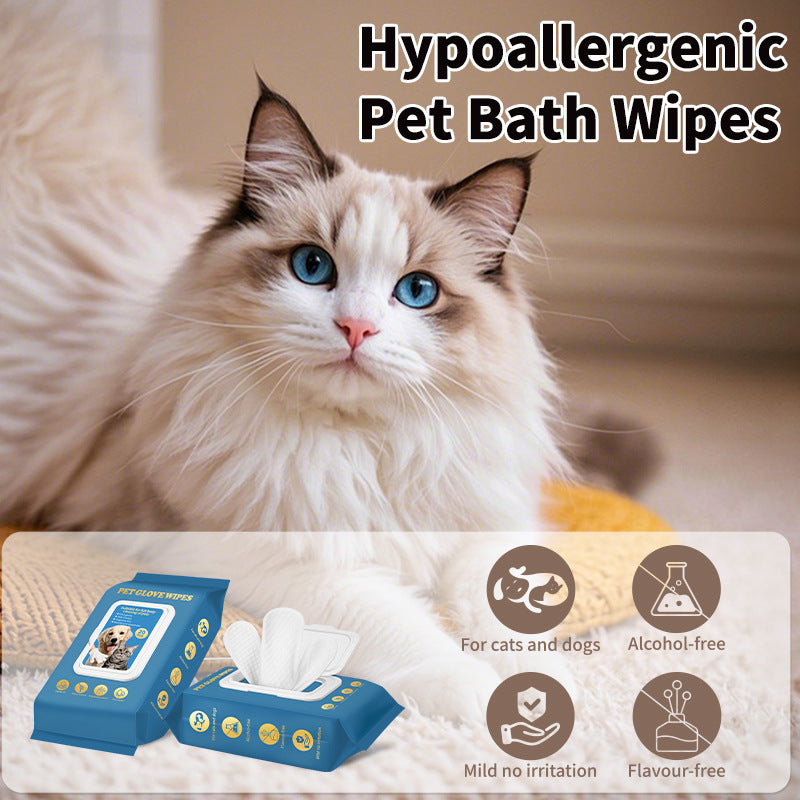 Disposable Gloves Pet Cat Dog Pet Supplies Bath Cleaning Pawsentianshub
