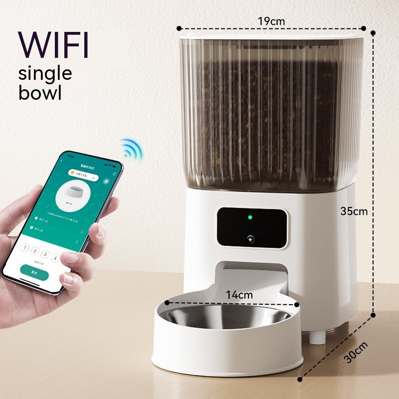 Automatic Pet Feeder Cat Intelligent Remote Control Cat Food Dog Food Timing Quantitative Video Monitoring Pet Feeding Machine - Pawsentialshub