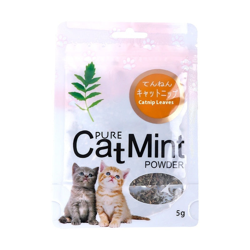 Cat Mint Leaf Powder Pet Cat Snacks Pawsentialshub