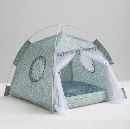 Cat Tent Cat Cat House Enclosed Pet Bed pawsianhub