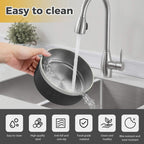 Dog Bowl, Stainless Steel Dog Food And Water Bowl With Non Slip Quiet Bottom, Easy To Clean, Dishwasher Safe, 42oz Pawsentialshub