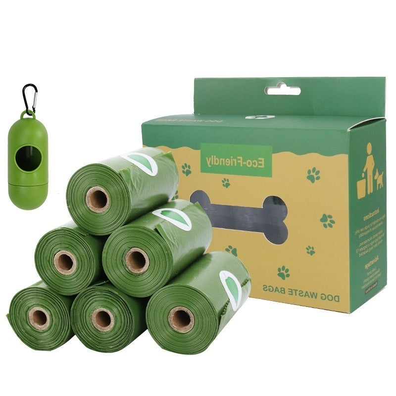 Pet Supplies Fragrance Degradable Pet Garbage Bag Pet Stool Bag Boxed With Dispenser - Pawsentialshub