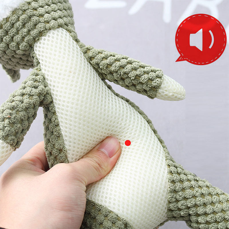 Plush Cartoon Puppy Dog Toy Pet Dog Chew Squeak Toys For Small Dogs Teeth Grinding Pet Products Dog Accessories - Pawsentialshub