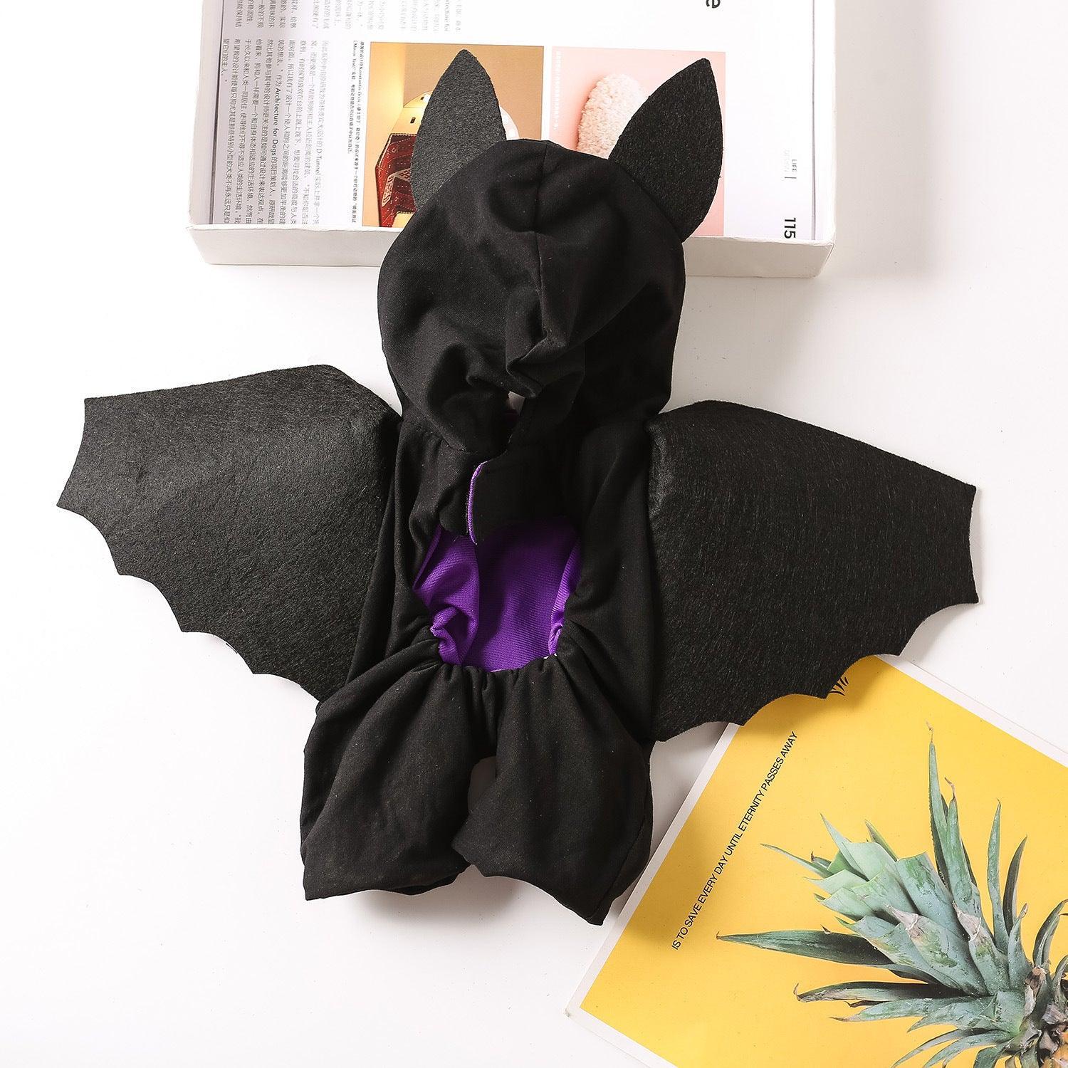 Black Bat Stand Up Dog Transformation Outfit-2