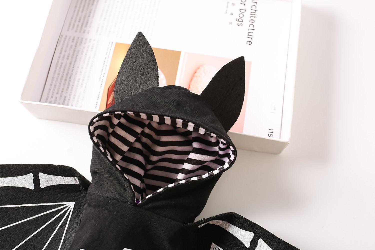 Black Bat Stand Up Dog Transformation Outfit-1