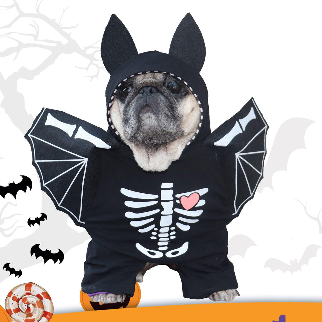 Black Bat Stand Up Dog Transformation Outfit-0