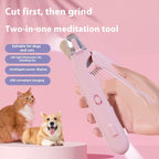 2 In 1 Pet Nail Clippers With Led Light Dog Cat Special Blood Line Scissors Multifunction Animals Paw Nail Trimmer Pet Supplies My Store