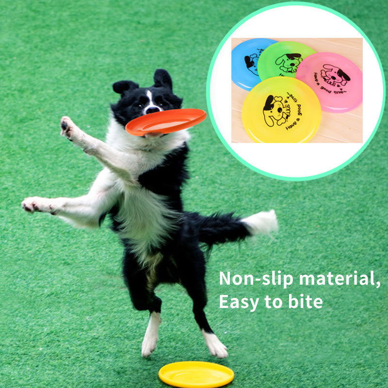 Silicone Flying Saucer Funny Pets Dog Cat Toy Dog Game Flying Discs Resistant Chew Puppy Training Interactive Pet Supplies - Pawsentialshub
