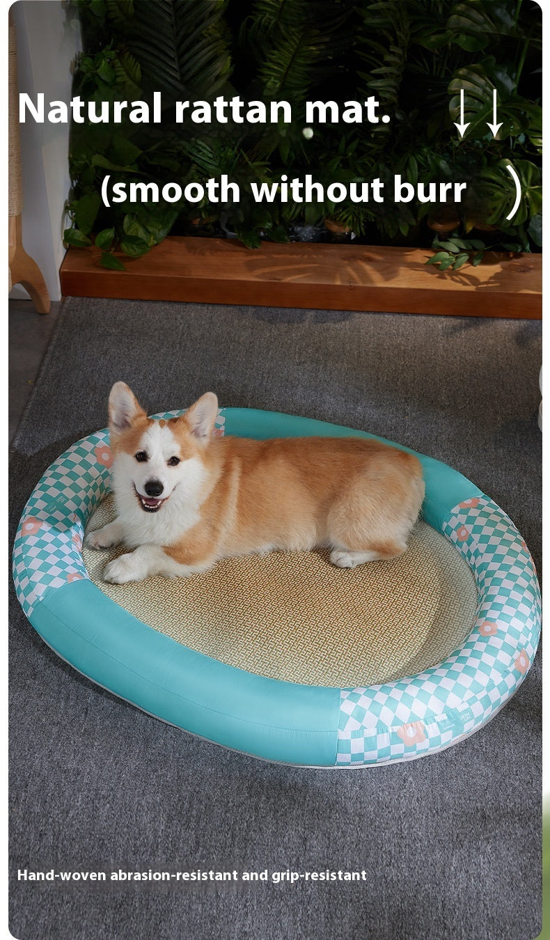 Pet Mat Cooling Pet Pad Oval Runway Nest - Pawsentialshub