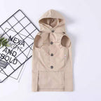 Cozy Cotton Dog Sweater With Hood - Stylish Snowflake Design For Small Dogs-2