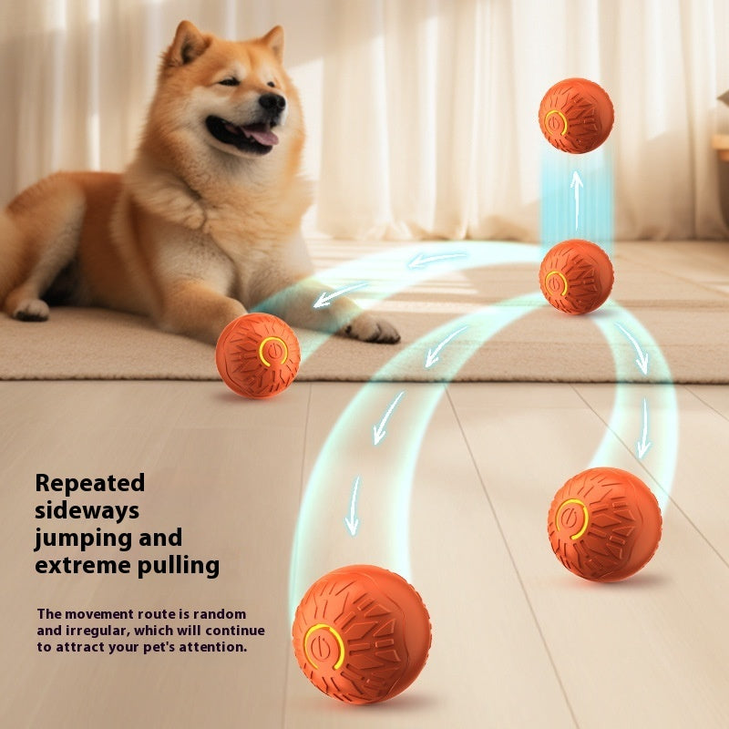 Pets Electric Jumping Ball Automatic Dog-teasing Luminous Pet Products Pets Dogs Training Products Ball Toys For Dogs Resistance Pawsentialshub