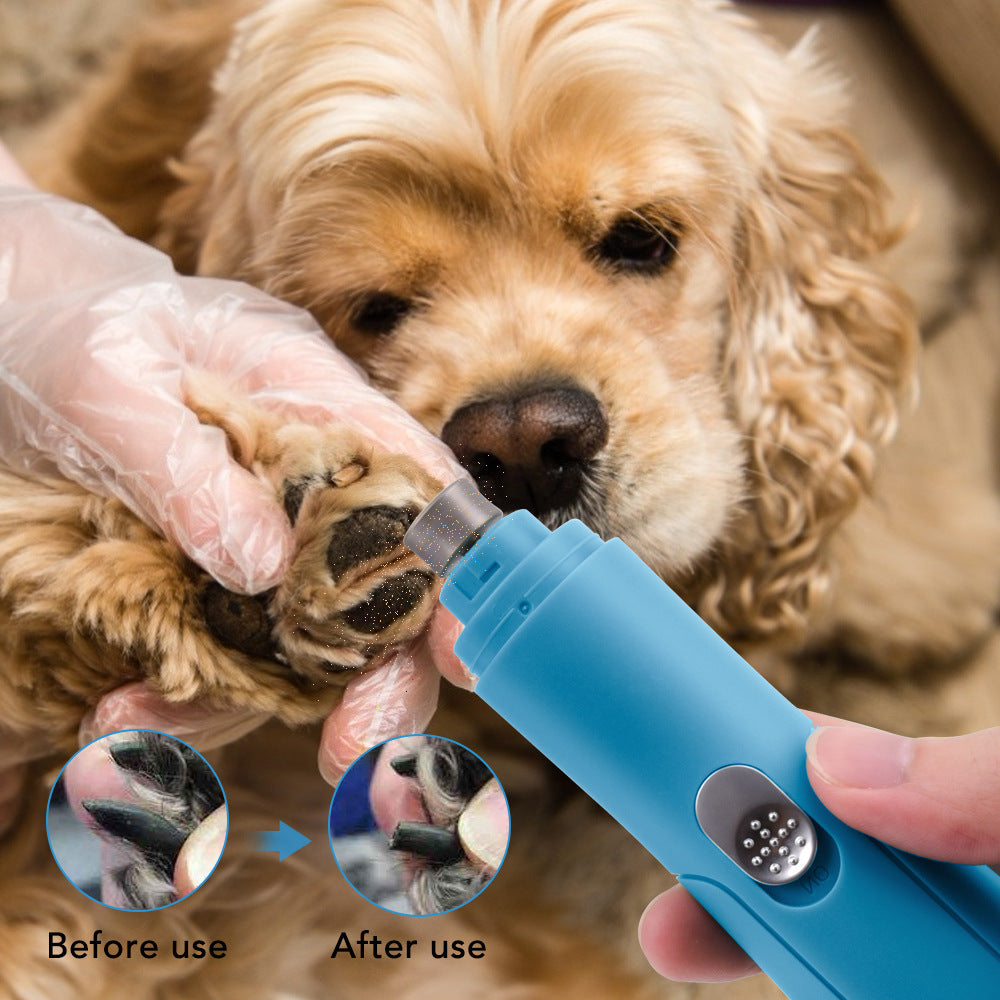 Pet Nail Grinder Electric Nail Polisher For Pet Dog Claw Trimmer Pet Nail Cutter Pet Trimmer Pet Clippers Pet Electric Grooming Toll Pet Nail Trimmer Pet Supplies - Pawsentialshub