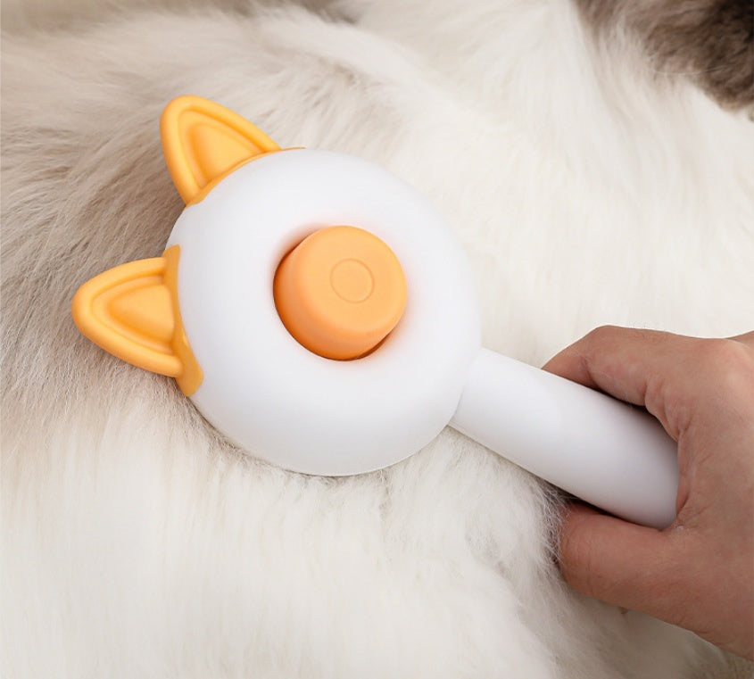 Pet Dog Brush Cat Comb Self Cleaning Pet Hair Remover Brush For Dogs Cats Grooming Tools Pets Dematting Comb Dogs Accessories Pet Products - Pawsentialshub