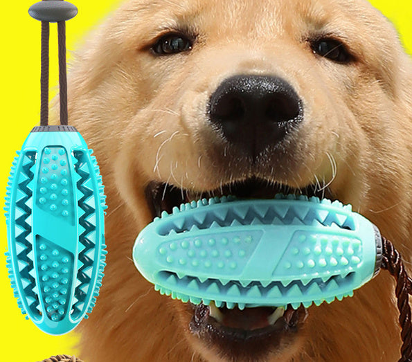 Dog Toys Silicon Suction Cup Tug Interactive Dog Ball Toy For Pet Chew Bite Tooth Cleaning Toothbrush Feeding Pet Supplies - Pawsentialshub