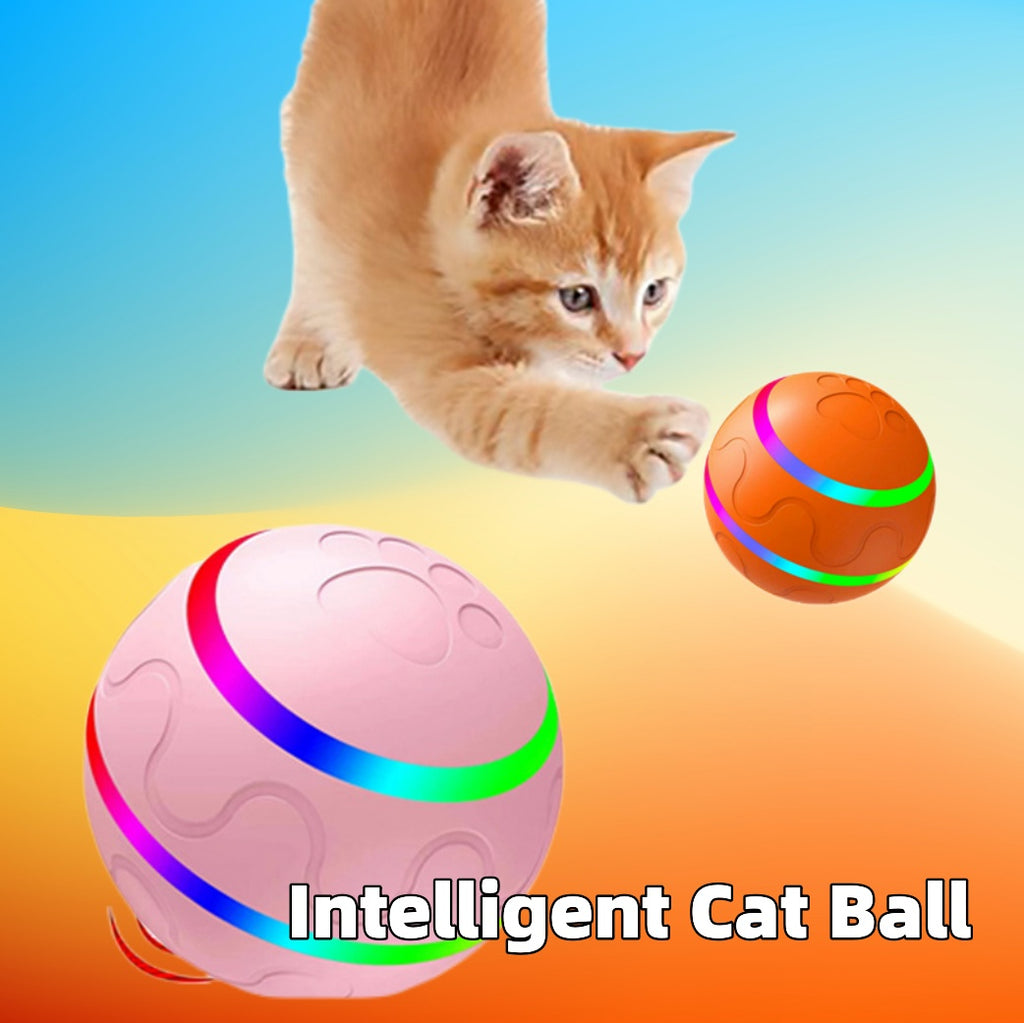 Pet New Cat Wicked Ball Toy Intelligent Ball USB Cat Toys Self Rotating Ball Automatic Rotation Ball - Pawsentialshub