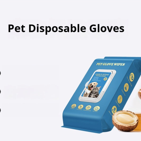Disposable Gloves Pet Cat Dog Pet Supplies Bath Cleaning Pawsentianshub