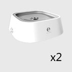 1.5L Cat Dog Water Bowl Carried Floating Bowl Anti-Overflow Slow Water Feeder Dispenser Pet Fountain ABS&PP Dog Supplies - Pawsentialshub