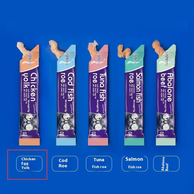 Cat Strip Kittens Nutrition Fat Hair Chin Wet Food Package Pet Cat Snacks Pawsentialshub