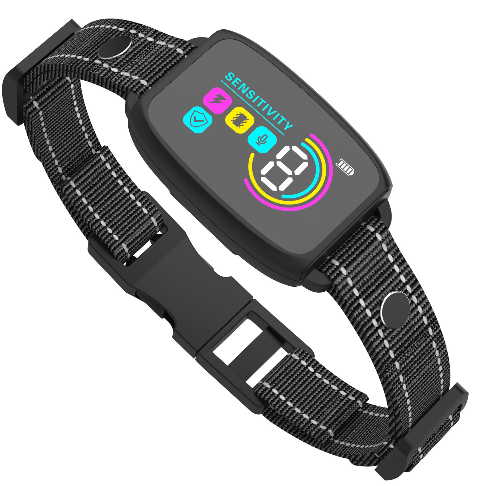 Smart Automatic Anti Barking Dog Collar Rechargeable Bark Stopper Stop Barking HD Digital Display IP67 Waterproof Collar For Dogs Pet Products - Pawsentialshub