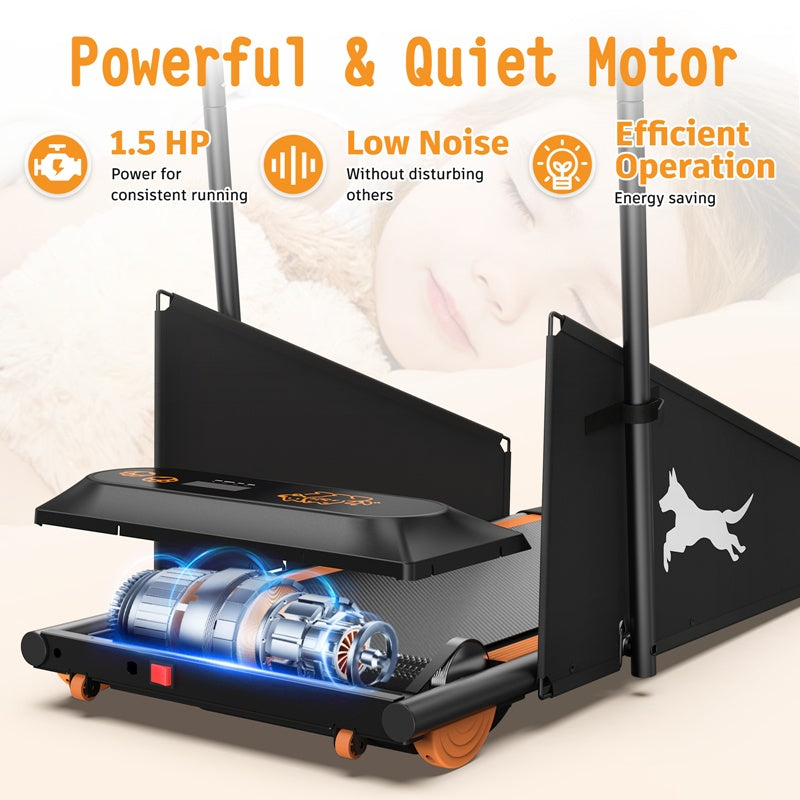 Dog Treadmill Small Dogs - Dog Treadmill For Medium Dogs - Dog Pacer Treadmill For Healthy & Fit Pets - Dog Treadmill Run Walk Pawsentialshub