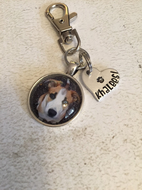 Pet jewelry - Dog necklace - Photo pendant-0