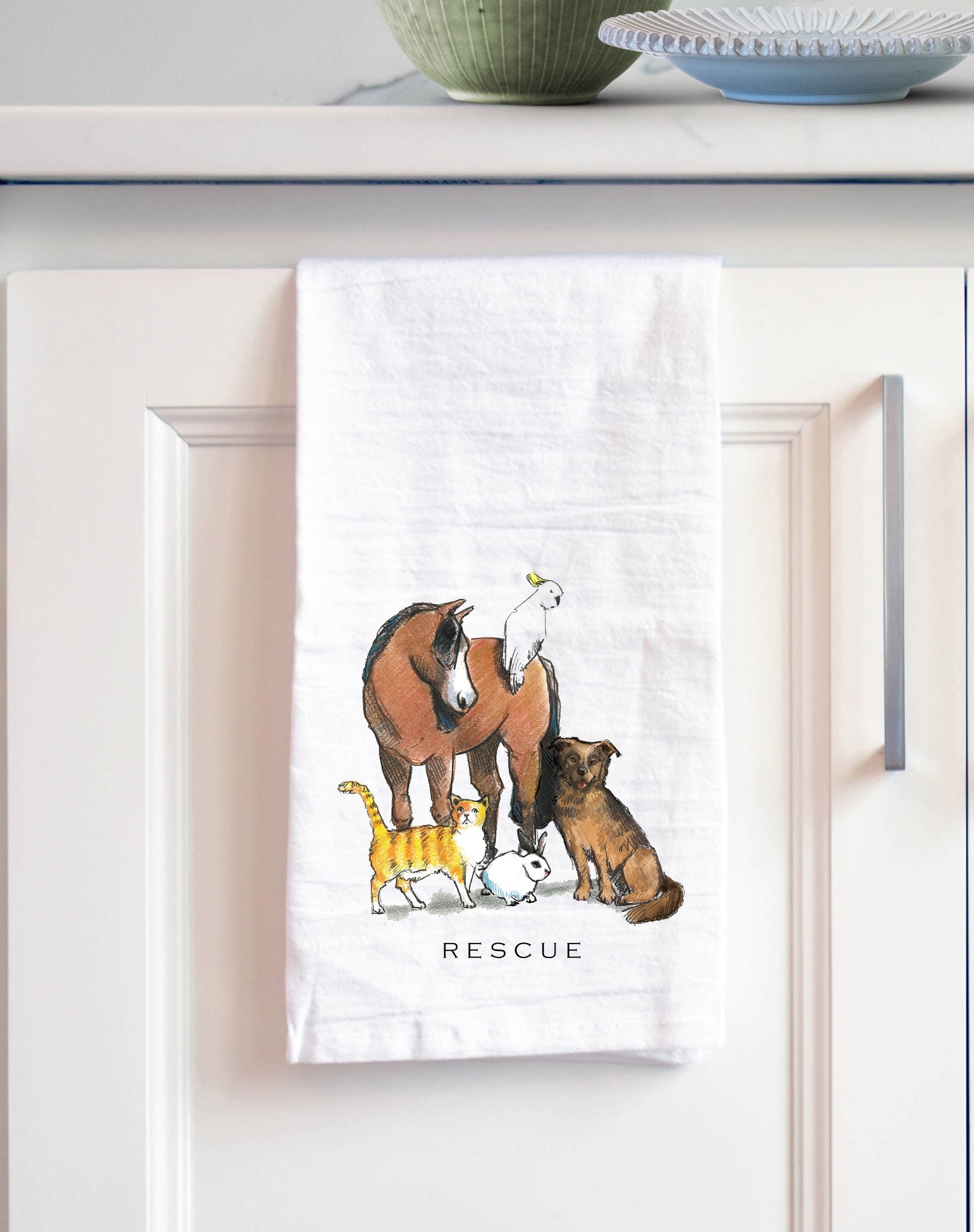 Rescue Tea Towel-0