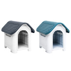 vidaXL Dog House Garden Dog Kennel Small Pet Cage Puppy Shelter Polypropylene-5